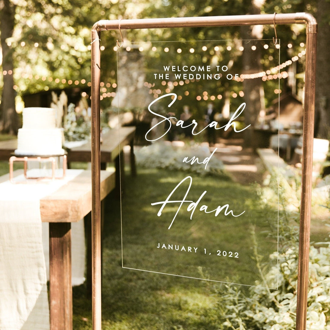 Wedding Welcome Sign