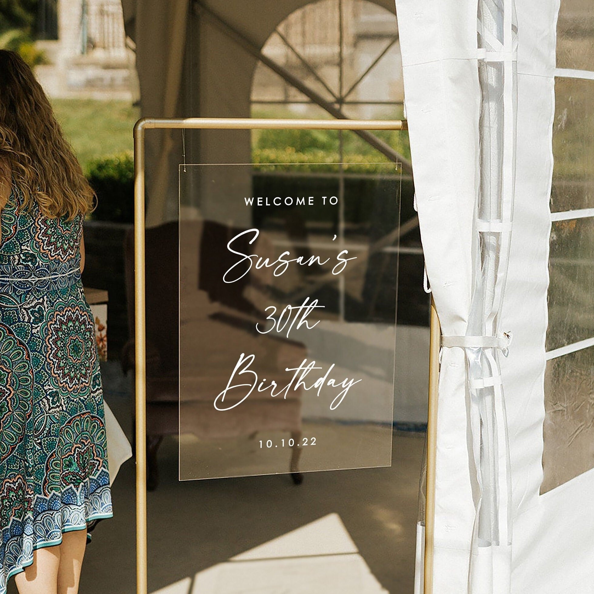 Personalized Birthday Sign – Paper and Pine Co.