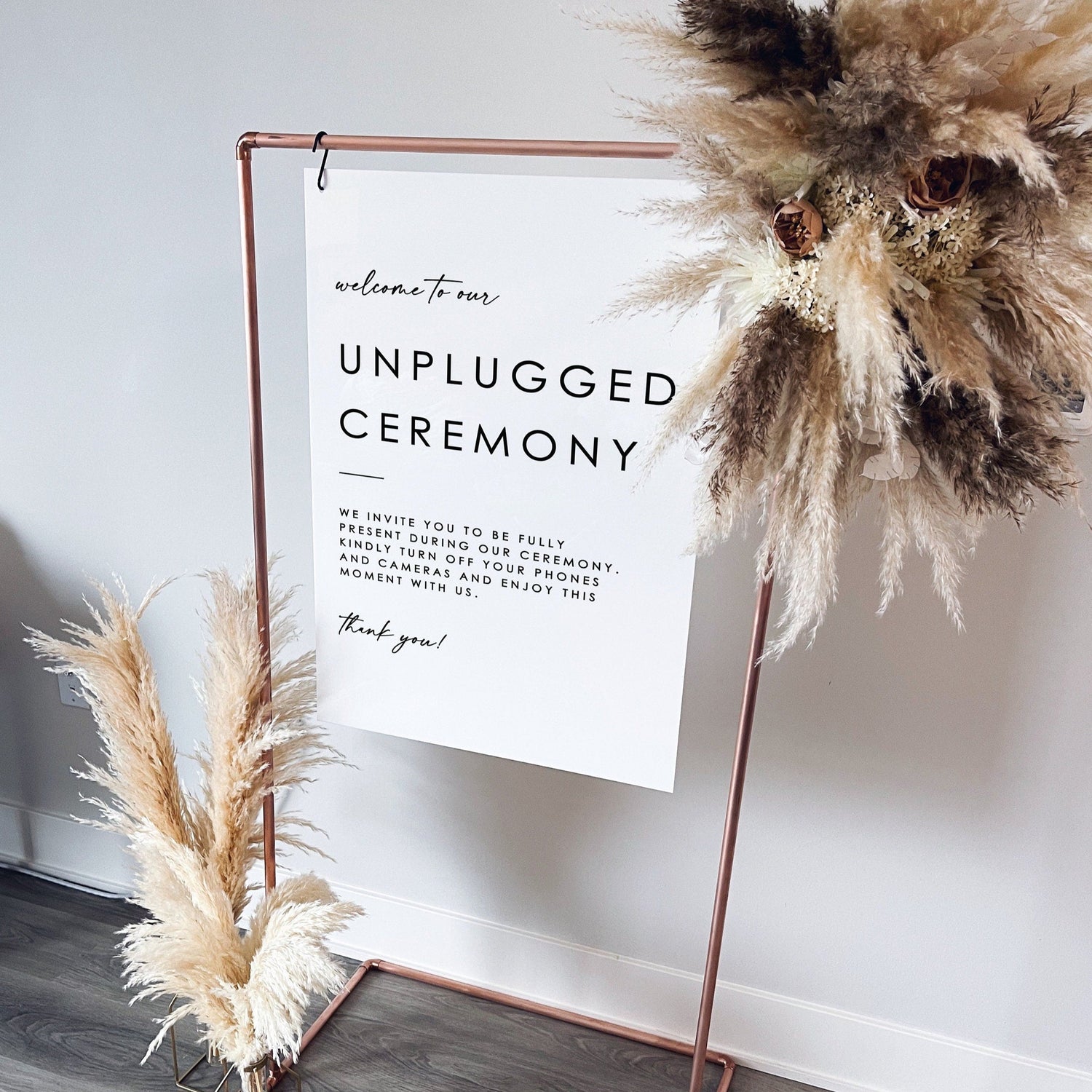 Unplugged Sign