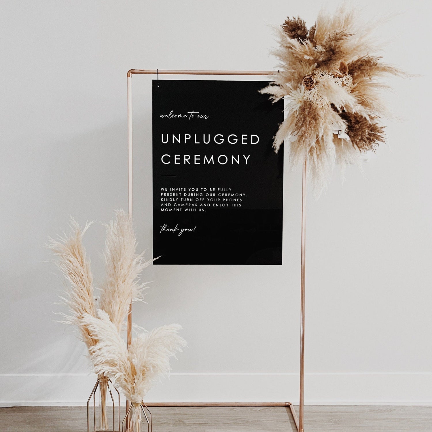 Unplugged Sign